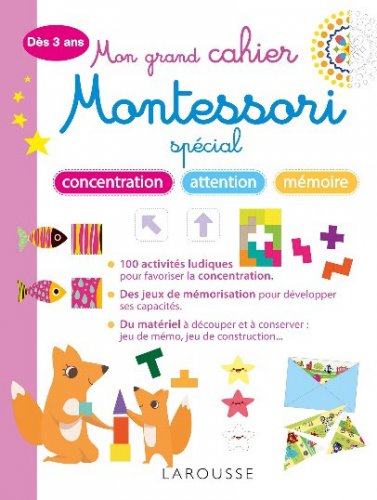 The Big Montessori Notebook For Memory, Concentration, Focus